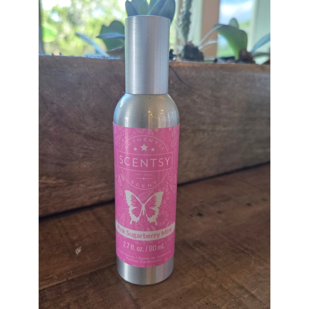 Scentsy Pink Sugarberry Mint Room Spray